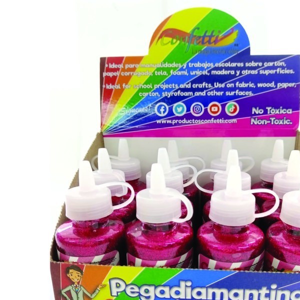 PEGAMENTO CDIAM. 60ML. CONFETTI FIUSHA E.12 C.288
